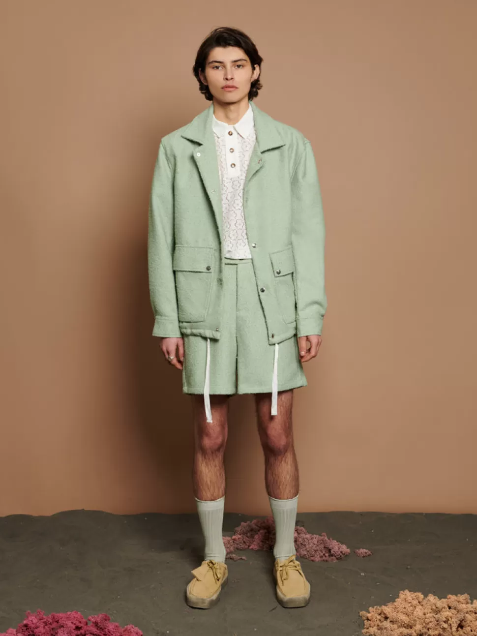 Jackets | Sister Jane Wes Wool Jacket Sage Green